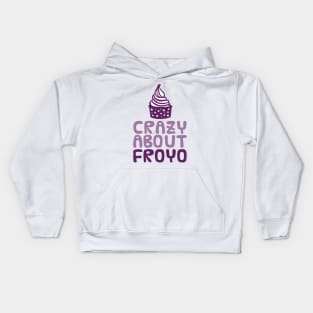 Crazy about frozen yoghurt Kids Hoodie